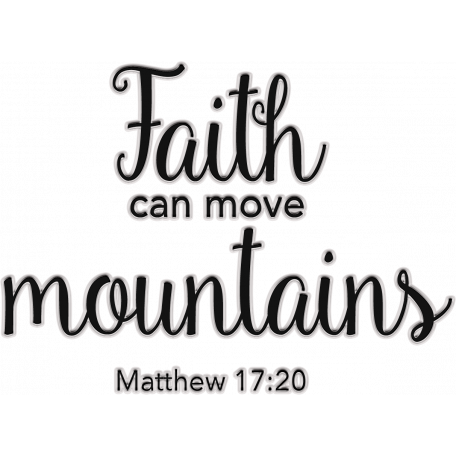 faith word art