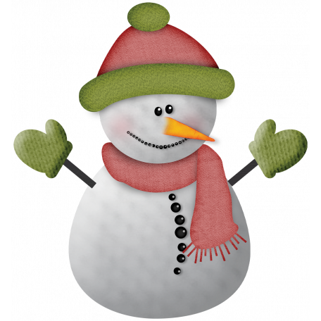 Christmas Cuties Mini - snowman 02 graphic by Gina Jones ...