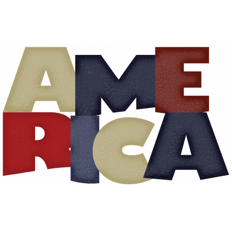 America Word Art graphic by Laura Dulle | DigitalScrapbook.com Digital ...