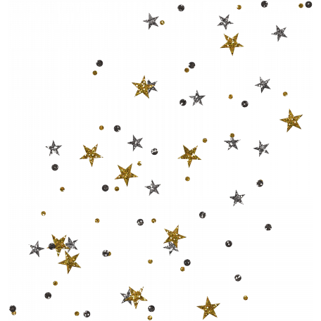 Best is Yet To Come 2018 - Elegant Scatter - Stars and Circle Sequins ...