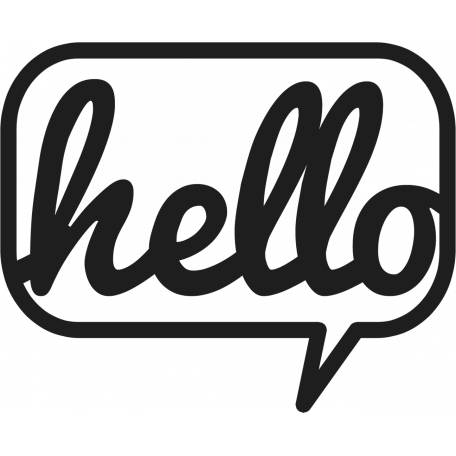 Hello Cut-Out Template graphic by Violet Irisovna | DigitalScrapbook ...