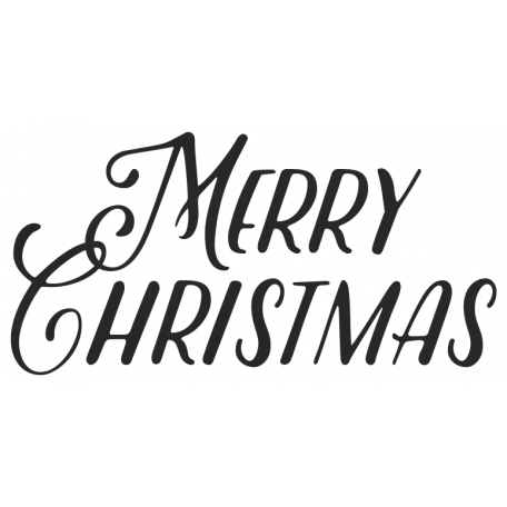 Christmas Day_Sticker Merry Christmas Black graphic by Sharon-Dewi ...