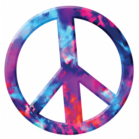 Tie Dye Peace Symbol graphic by Kimberly Louise | DigitalScrapbook.com ...