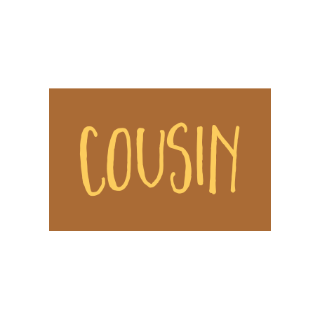 cousins word art