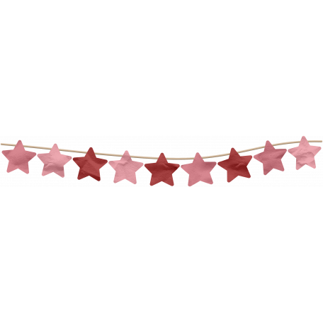 The Good Life: December 2020 Pink Christmas Elements Kit - Star Bunting ...