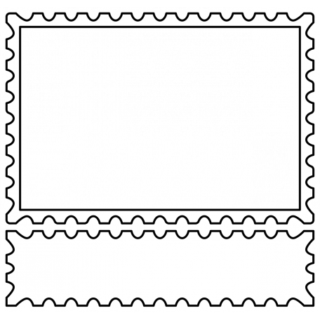 Stamp Frame 02C graphic by Marisa Lerin | DigitalScrapbook.com Digital ...