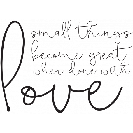 Small Things Become Great Word Art graphic by Marisa Lerin ...