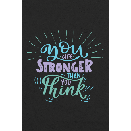 Toolbox Love Notes 1 - You Are Stronger Than You Think 4x6