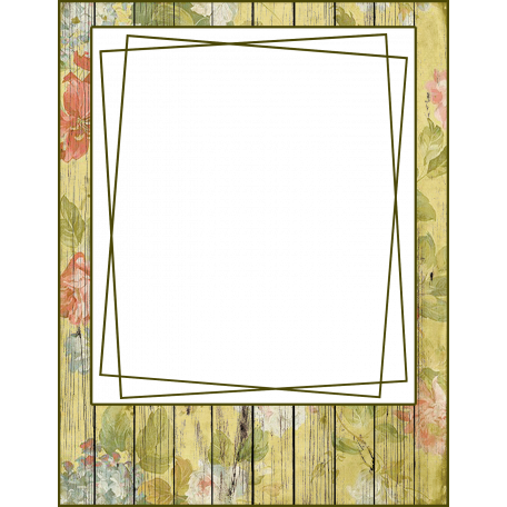 French Floral Frame 2 graphic by Chitra David | DigitalScrapbook.com ...