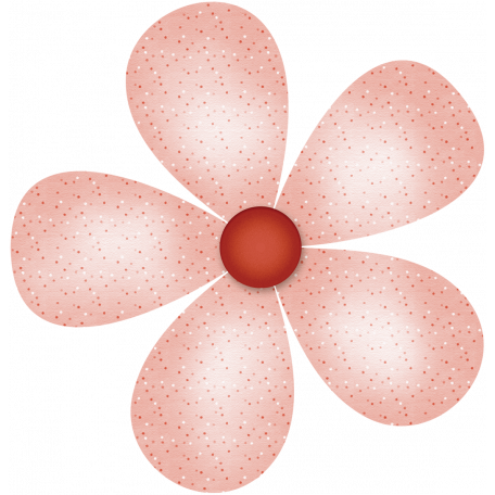 country 8 petal flowers clipart collection