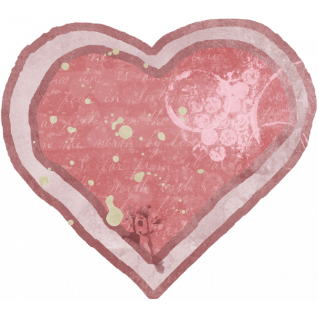 Valentine Grunge Heart 3 Graphic By Dawn Prater Pixel Scrapper Digital Scrapbooking