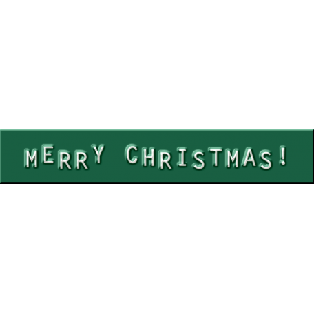 Merry Christmas Word Strip - Green graphic by Brandi White ...