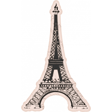 pink vintage eiffel tower