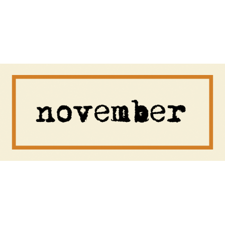 Apricity Print Label November Word Art graphic by Jessica Dunn 🌷 ...