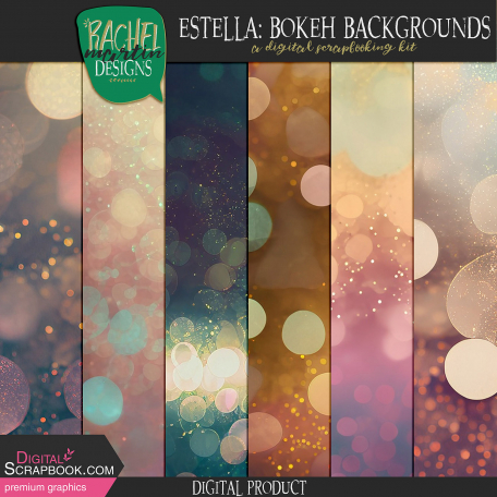 Estella: Bokeh Backgrounds by Rachel Martin 🍂 graphics kit ...