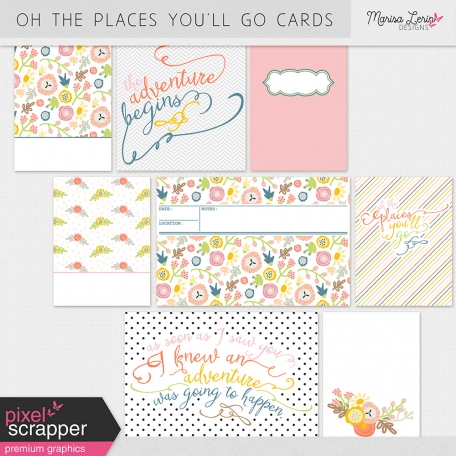 Oh The Places You'll Go Cards Kit By Marisa Lerin Graphics Kit ...