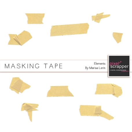 Masking Tape Kit by Marisa Lerin graphics kit | DigitalScrapbook.com ...