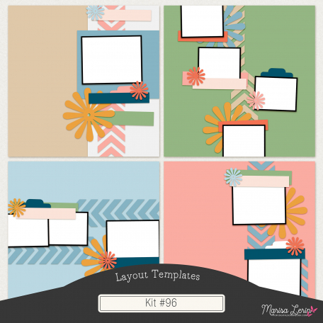 Layout Templates Kit #96 by Marisa Lerin graphics kit ...