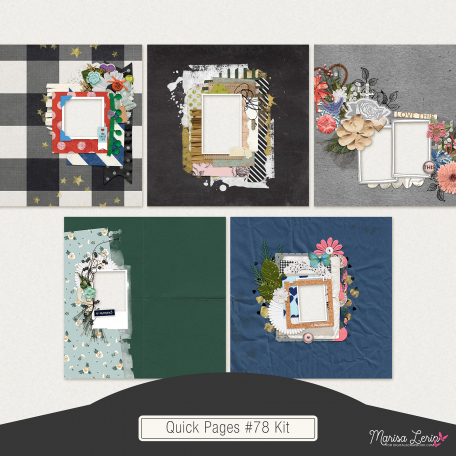 Quick Pages #78 Kit by Marisa Lerin graphics kit | DigitalScrapbook.com ...