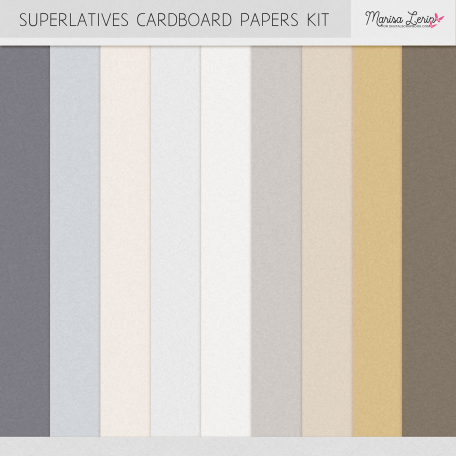 Superlatives Cardboard Kit by Marisa Lerin graphics kit ...