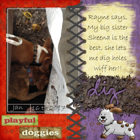 Digging wiff Sis by Varia Moon | DigitalScrapbook.com Digital Scrapbooking