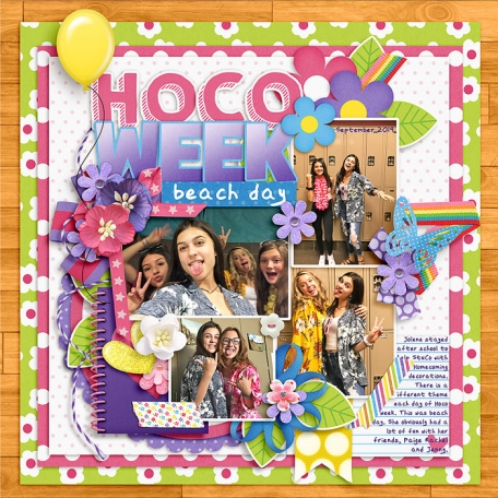 Hoco week beach day by Joanna Bains | DigitalScrapbook.com (Pixel ...