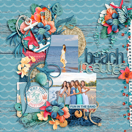 beach beauties by Joanna Bains | DigitalScrapbook.com Digital Scrapbooking