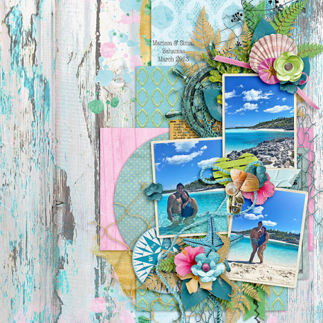 Bahamas by Joanna Bains | DigitalScrapbook.com Digital Scrapbooking