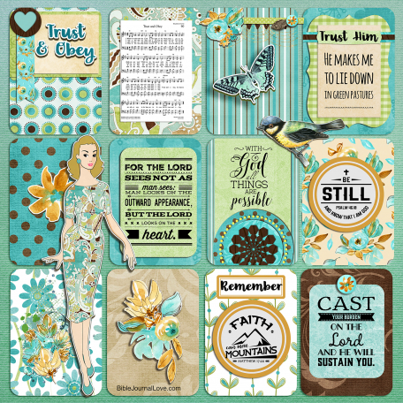 Bible Journaling Faith: Pocket Journal Cards