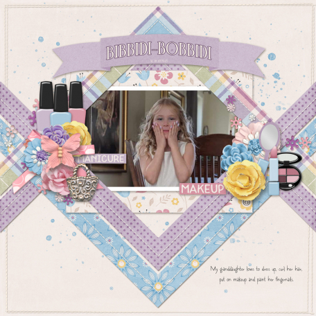 Pretty Nails By Lidia Grad DigitalScrapbook Com Digital Scrapbooking   Pretty Nails Layout Jan 2024 Challenge Scavenger Hunt Scraplift Yellow Blue Purple Pink 