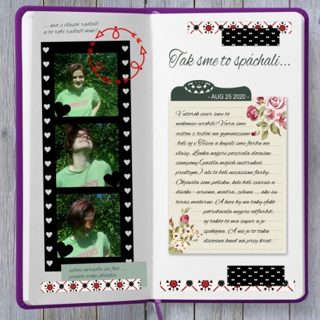 Beautiful memories in my digital daily journal.