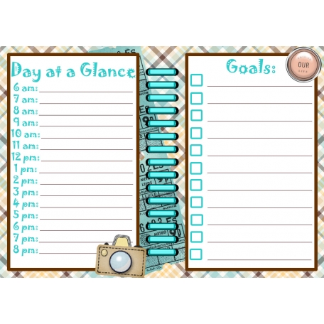 Digital Planner Day at a Glance June 2020