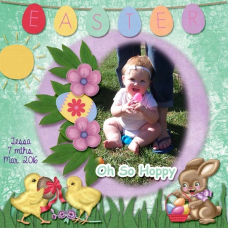 Tessa's first Easter