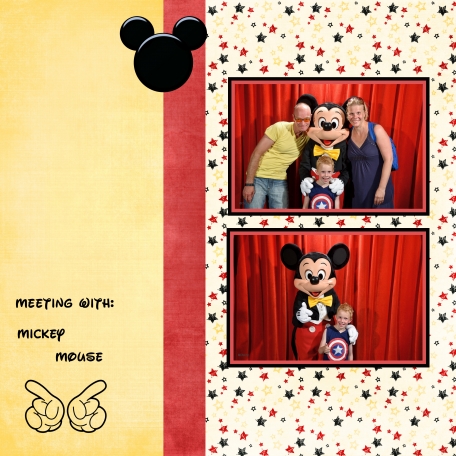 Meeting with Mickey Mouse by Karen Fossen | DigitalScrapbook.com ...