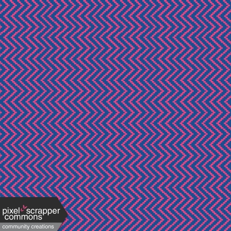 Gamer Girl Paper Chevron