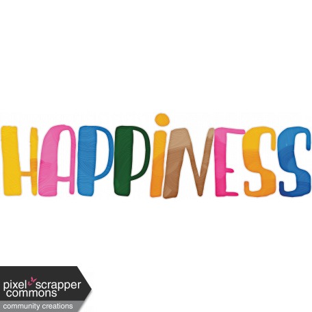 happy word art png