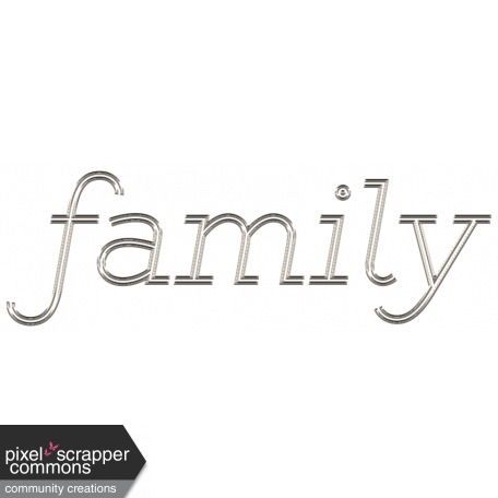 family word art