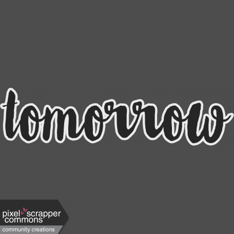 tomorrow word