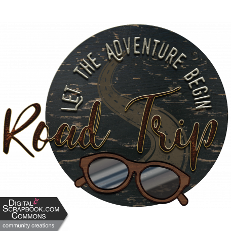 Road Trip Title Graphic By Laura Dulle 