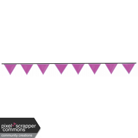 Purple Bunting graphic by Laura Reed | DigitalScrapbook.com Digital ...