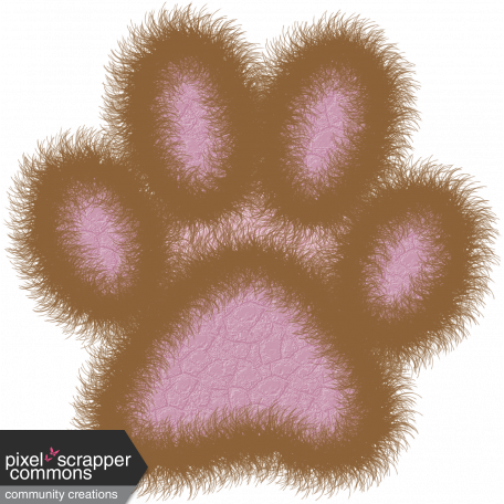 Furry Paw Print