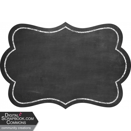 Chalkboard Frame 09 graphic by Anne-Laure Goupil | DigitalScrapbook.com ...