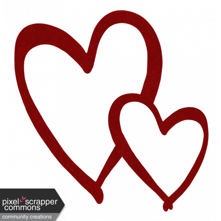 Heart Sticker with Vellum Border-2