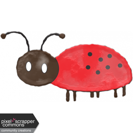 Love Bugs - Stamped Ladybug