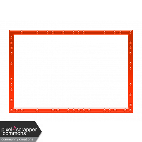 Frame – Christmas Dots on red