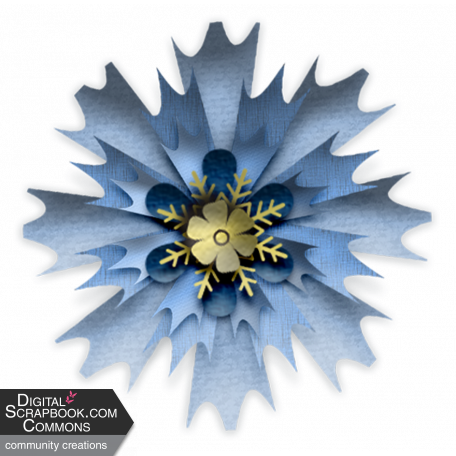 Blue flower 01AMC