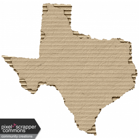Cardboard Texas Kraft