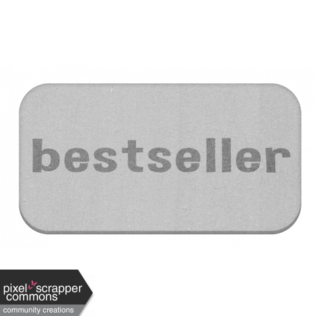 Bestseller Grayscale Chipboard Label