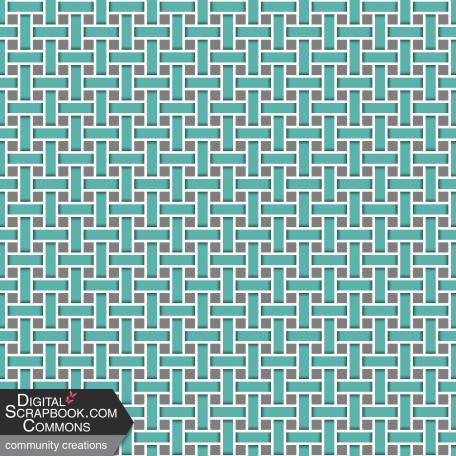My Happy Place_Basket Weave Paper_Turquoise