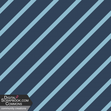 Feeling Blue_Thick Diagonal Stripe Paper_Blue